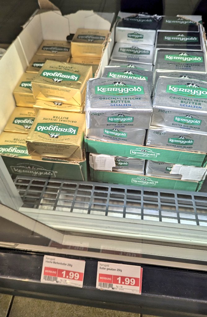 killianbyrne's tweet photo. Kerrygold butter is more than 20% cheaper in Berlin than Dublin. https://t.co/76BWLUN5mV