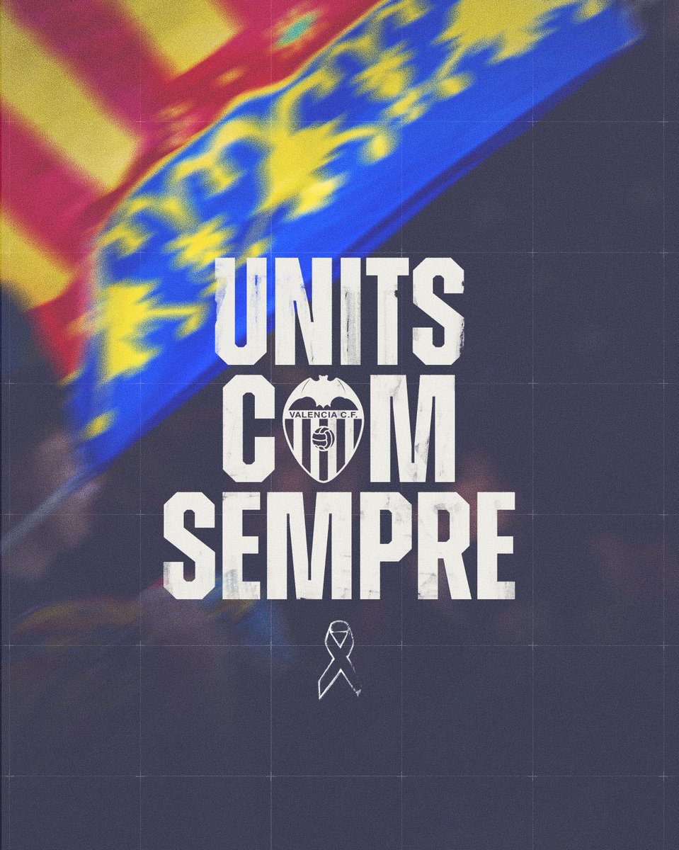 UNITS COM SEMPRE 🦇

Reiterem la nostra solidaritat i sentim enormement esta tragèdia que afecta a la nostra província. 

Molta força també a tots els serveis d'emergència i professionals que continuen treballant intensament. 

De nou, ànim a totes les víctimes i estem a