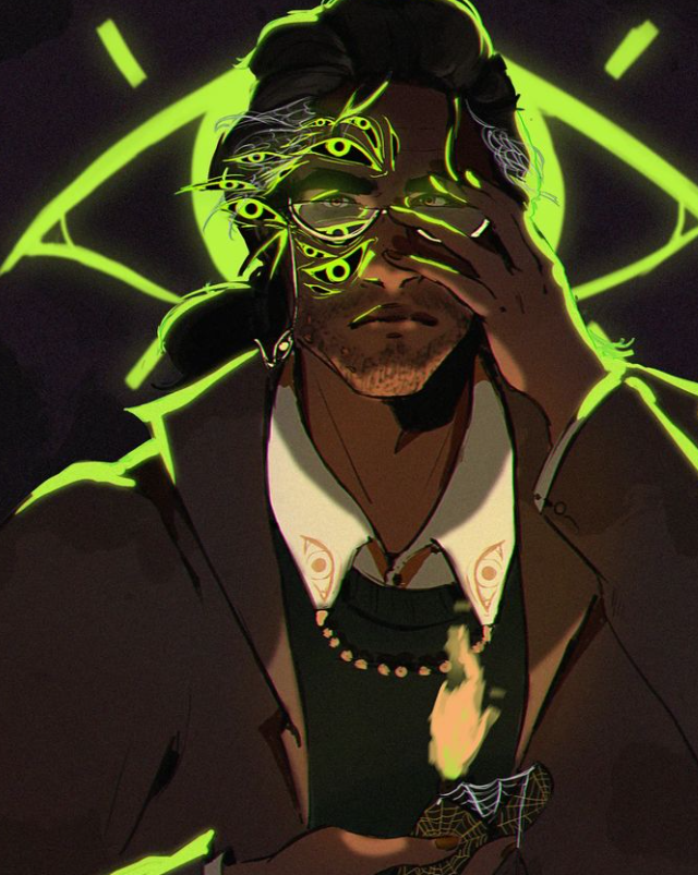 sarcasticscrib's tweet photo. Hear me out redraw this but as Sasha the Archivist https://t.co/9iBhfTCWS0