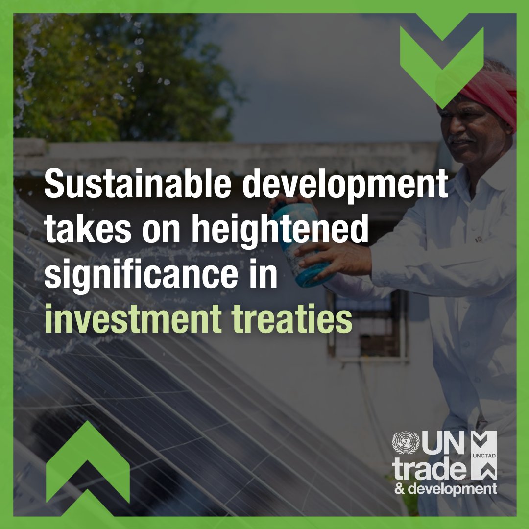 Sustainable development takes on heightened significance in investment treaties.

Countries are increasingly aligning investment agreements with sustainability objectives, a shift hailed by @G20org ministers gathering in Brazil🇧🇷.

Full story: ow.ly/uX4U50TWryc

#G20Brazil