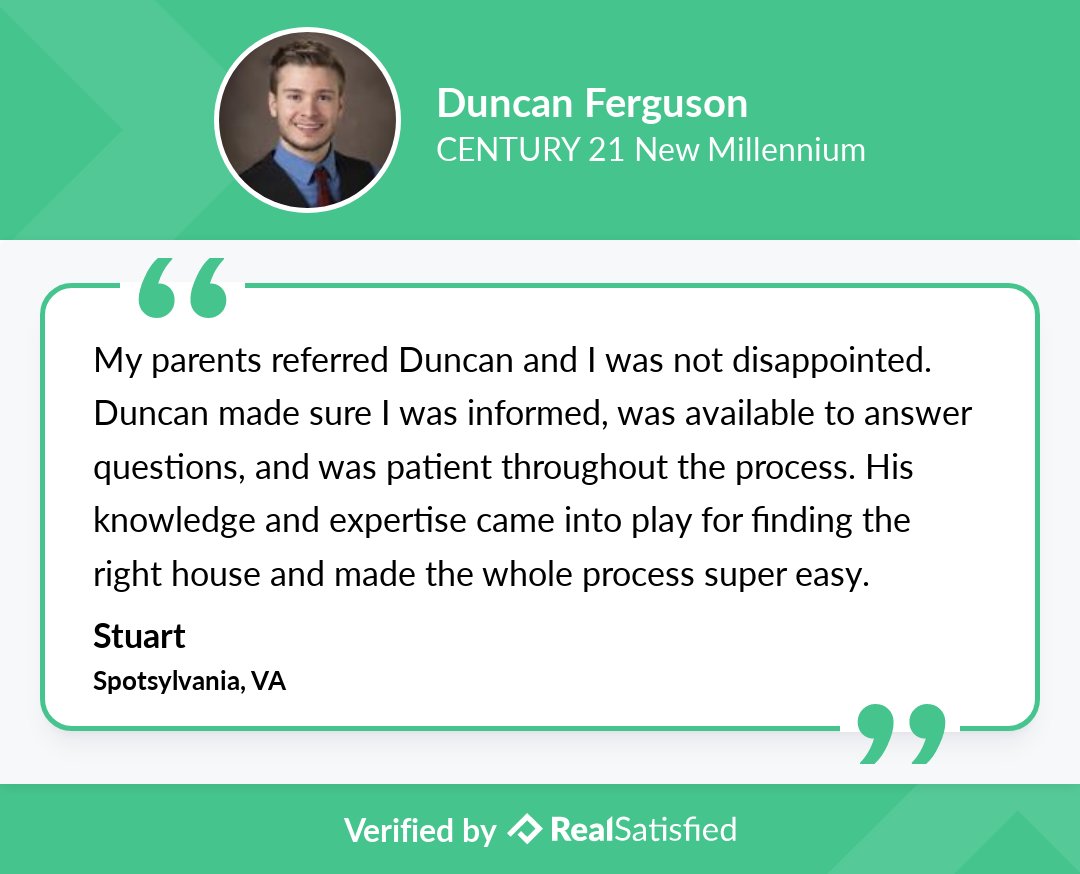 RealLife_Duncan's tweet photo. I had the opportunity to assist two generations of this family! Such a great blessing to me, I value the trust it takes to refer someone to your children. https://t.co/AMJ0ZahAxV via @realsatisfied https://t.co/wlVTqcvB4x