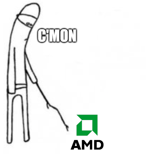 matthiasshap's tweet photo. @ryanszrama I keep waiting for AMD to make their move https://t.co/OzkmXzyw6t