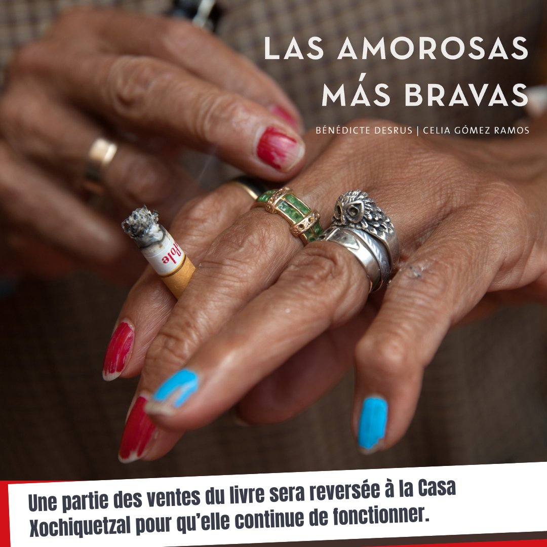 Une partie des ventes du livre sera reversée à la Casa Xochiquetzal pour qu’elle continue de fonctionner.   14/