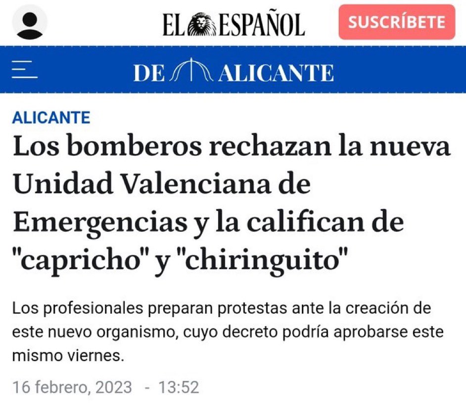 Ante la infame, ruin, miserable y falaz campaña de la izquierda intentando responsabilizar a @carlos_mazon_  y <a href="/ppcv/">Partido Popular Comunitat Valenciana</a> por la supuesta supresión de la UVE resulta imprescindible dejar claras algunas cosas:

1. La Unidad de Emergencias nunca existió. Por lo tanto, lo que no existe