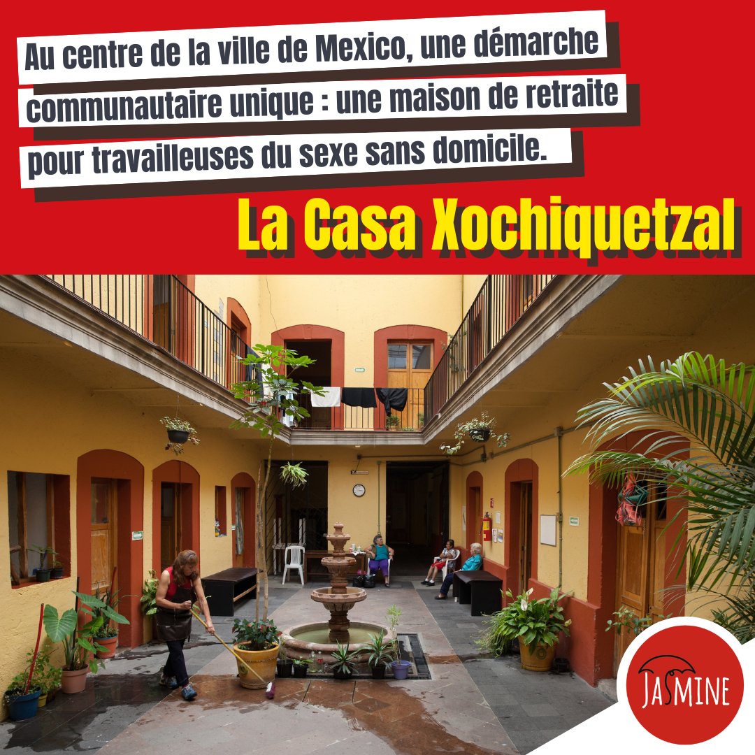 Au centre de la ville de Mexico, une démarche communautaire unique : une maison de retraite pour travailleuses du sexe sans domicile.  

La Casa Xochiquetzal  <a href="/CasaXochiqetzal/">Casa Xochiquetzal</a>

Thread 1/