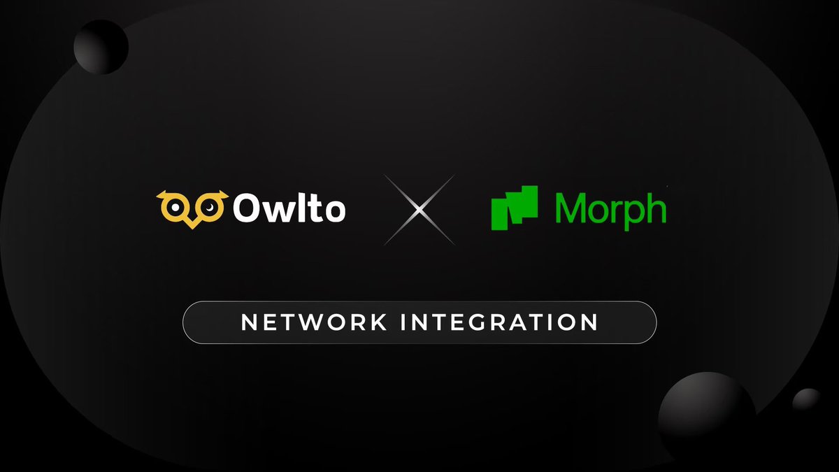 Owlto_Finance's tweet photo. 🔥 Owlto has officially integrated with @MorphL2 mainnet!

Bridge $ETH between @MorphL2 and 40+ networks
👉 https://t.co/tY5iXG6rDd

🦉 💖 🐨 https://t.co/rL2NveAXiX