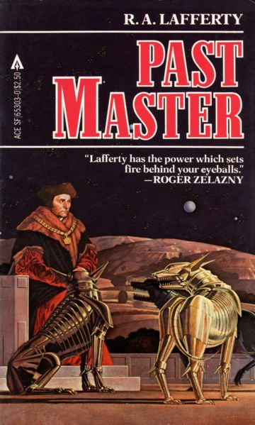 BenEspen's tweet image. Past Master by R. A. Lafferty should be a strong contender, since Lafferty chose to re-connect dystopias with their roots in Thomas More's Utopia, which is in fact arguably dystopian.