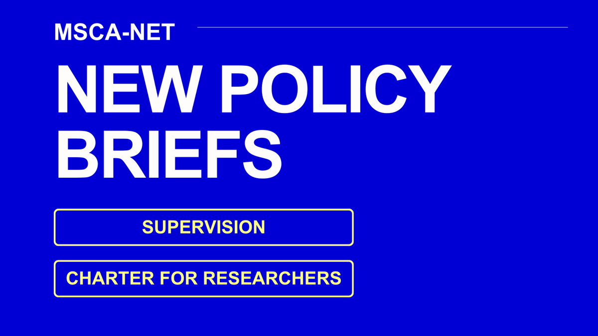 MSCA-NET (@mscanetwork) on Twitter photo *New Policy Briefs*
We just released 2⃣ new policy briefs! They provide a comprehensive summary of the guidelines and can also help not only in the project implementation but also in the proposal writing phase. msca-net.eu/2024/09/03/new… <a href="/MSCActions/">Marie Skłodowska-Curie Actions</a> <a href="/REA_research/">European Research Executive Agency</a> *New Policy Briefs*
We just released 2⃣ new policy briefs! They provide a comprehensive summary of the guidelines and can also help not only in the project implementation but also in the proposal writing phase. msca-net.eu/2024/09/03/new… <a href="/MSCActions/">Marie Skłodowska-Curie Actions</a> <a href="/REA_research/">European Research Executive Agency</a>