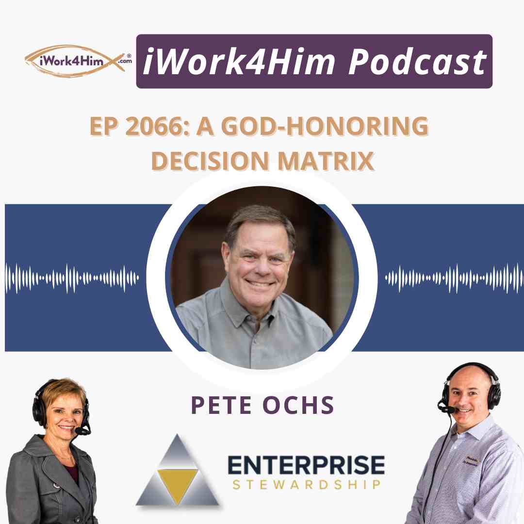 iWork4HimRadio's tweet image. The iWork4Him Podcast welcomes back the incredible entrepreneur Pete Ochs who uses this latest show to share his Christ-centered decision matrix.

Pete is an awesome guest we know you&apos;ll love hearing more from: iwork4him.com/podcast/2024/2…

#entrepreneurs #stewardship #decisionmatrix