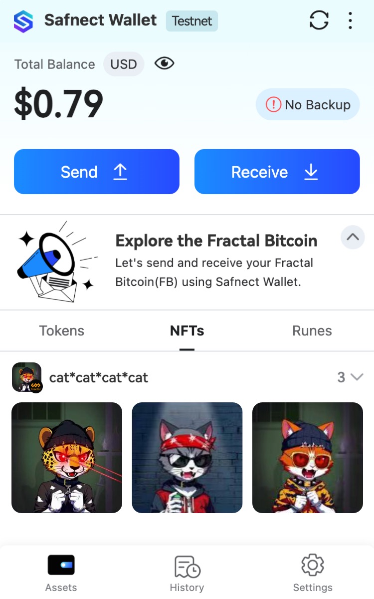 Safnect Wallet (@safnect) on Twitter photo 🔥 CAT721 Launch in 24 Hours! 🔥
Get ready to experience the power of <a href="/safnect/">Safnect Wallet</a> wallet for displaying and transferring your very own CAT721 NFTs!
Introducing <a href="/ProtocolCAT/">CAT Protocol</a>, the first Protocol Collection, designed just for you.
Last week, we kicked off with our first 🔥 CAT721 Launch in 24 Hours! 🔥
Get ready to experience the power of <a href="/safnect/">Safnect Wallet</a> wallet for displaying and transferring your very own CAT721 NFTs!
Introducing <a href="/ProtocolCAT/">CAT Protocol</a>, the first Protocol Collection, designed just for you.
Last week, we kicked off with our first