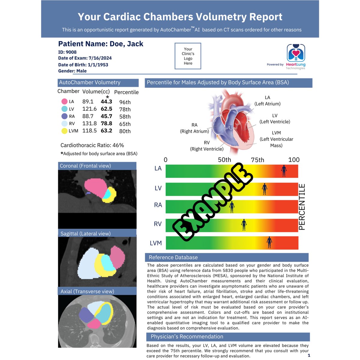 🚨⚕️ HeartLung Technologies Receives FDA “Breakthrough” Designation and Marketing Authorization for AutoChamber™: The First AI that Enables Opportunistic Detection of Hidden Heart Disease in Millions of CT Scans.🫀

Every year, over 10 million chest CT scans are done in the US