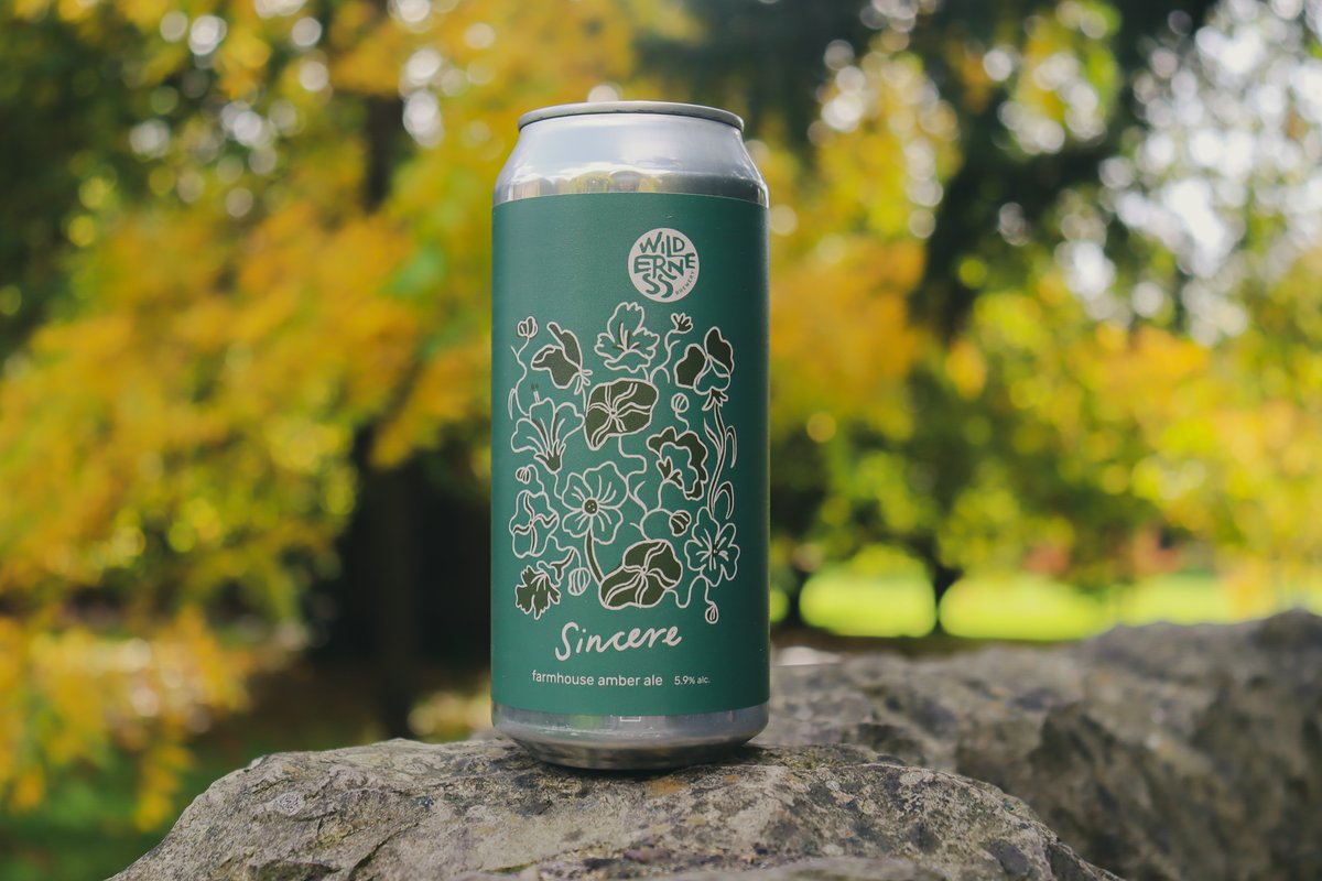 I don't know a real ale from a fake one
I don't know which is more 𝑺𝒊𝒏𝒄𝒆𝒓𝒆

A farmhouse amber ale to celebrate harvest. A blend of noble hops and fermented with a mix of farmhouse yeast strains. A light addition of home grown lemon balm and mint 🌿

wildernessbrew.co.uk/web-shop/since…