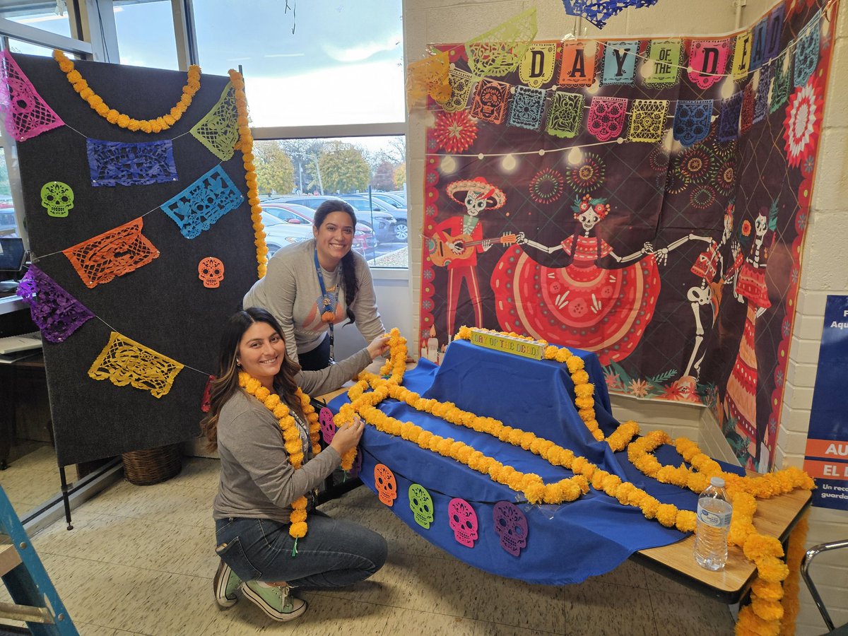 #WestZD6 office staff are hard at work preparing a beautiful ofrenda for "Dia de los muertos." Students and staff members will be invited to share pictures of their loved ones. <a href="/JedwardsJoseph/">Joseph Edwards</a>
