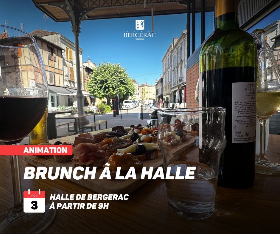 🔎 Dimanche matin, vous faites quoi ?

🥞 Après ou avant la traditionnelle brocante, venez bruncher à la Halle de #Bergerac ! L'îlot des Halles, le comptoir de l'océan et la crèmerie Cyrano vous accueillent de 9h à 14h. 

Infos 👉 swll.to/X5y41