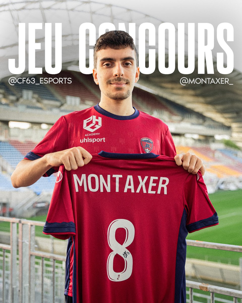 🎮 CF63 eSports (@cf63_esports) on Twitter photo 📣 𝙅𝙀𝙐 𝘾𝙊𝙉𝘾𝙊𝙐𝙍𝙎 🎁
Pour fêter l'arrivée de <a href="/Montaxer_/">Montaxer</a> au <a href="/CF63_eSports/">🎮 CF63 eSports</a>, on vous fait gagner son maillot dédicacé 🔴🔵
Pour participer, c'est simple :
🔁 Repost cette publication
👤 Follow <a href="/CF63_eSports/">🎮 CF63 eSports</a> et <a href="/Montaxer_/">Montaxer</a>
💬 Mentionne un.e ami.e 📣 𝙅𝙀𝙐 𝘾𝙊𝙉𝘾𝙊𝙐𝙍𝙎 🎁
Pour fêter l'arrivée de <a href="/Montaxer_/">Montaxer</a> au <a href="/CF63_eSports/">🎮 CF63 eSports</a>, on vous fait gagner son maillot dédicacé 🔴🔵
Pour participer, c'est simple :
🔁 Repost cette publication
👤 Follow <a href="/CF63_eSports/">🎮 CF63 eSports</a> et <a href="/Montaxer_/">Montaxer</a>
💬 Mentionne un.e ami.e