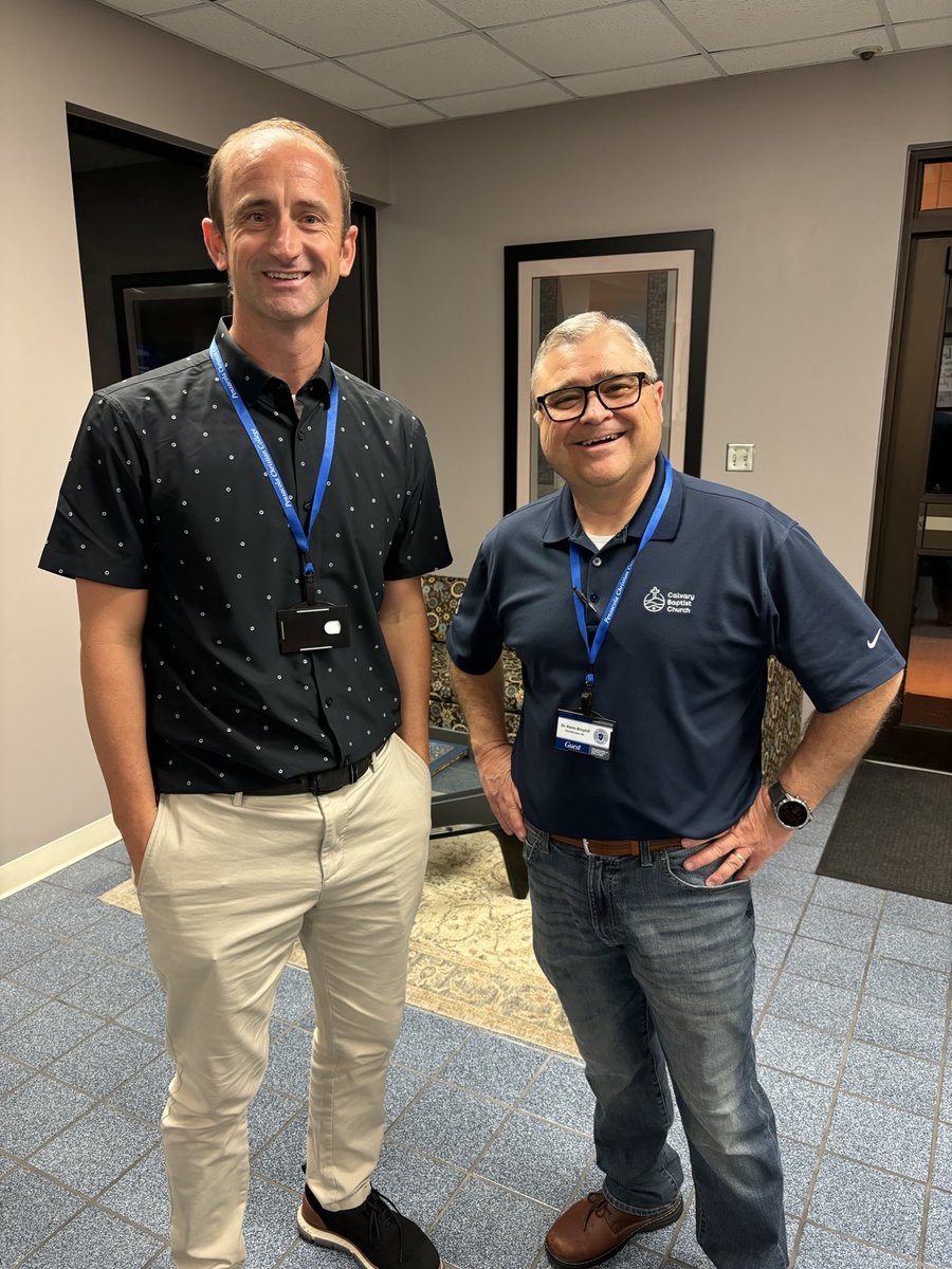 Enjoyed getting to Pastor Tim Trieber at PCC Guest Pastors event. Blessed by the work he is doing in Surprise, AZ.