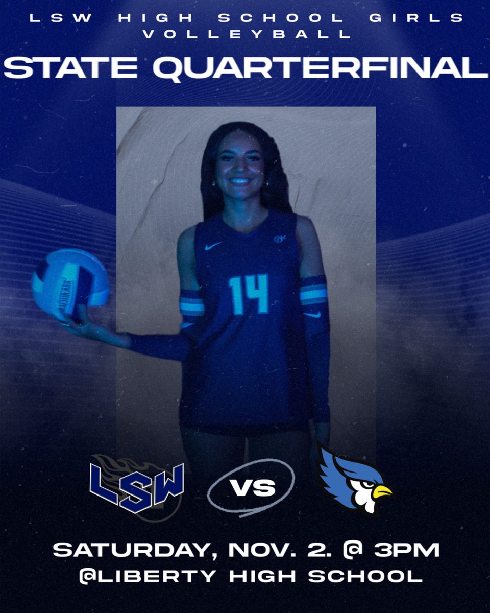 !State Quarterfinal!
Who: Vs Liberty
When: Saturday, November 2nd
Where: Liberty High School
Time: 3 PM
Purchase Tickets through the link below
mshsaa.org/tickets.aspx