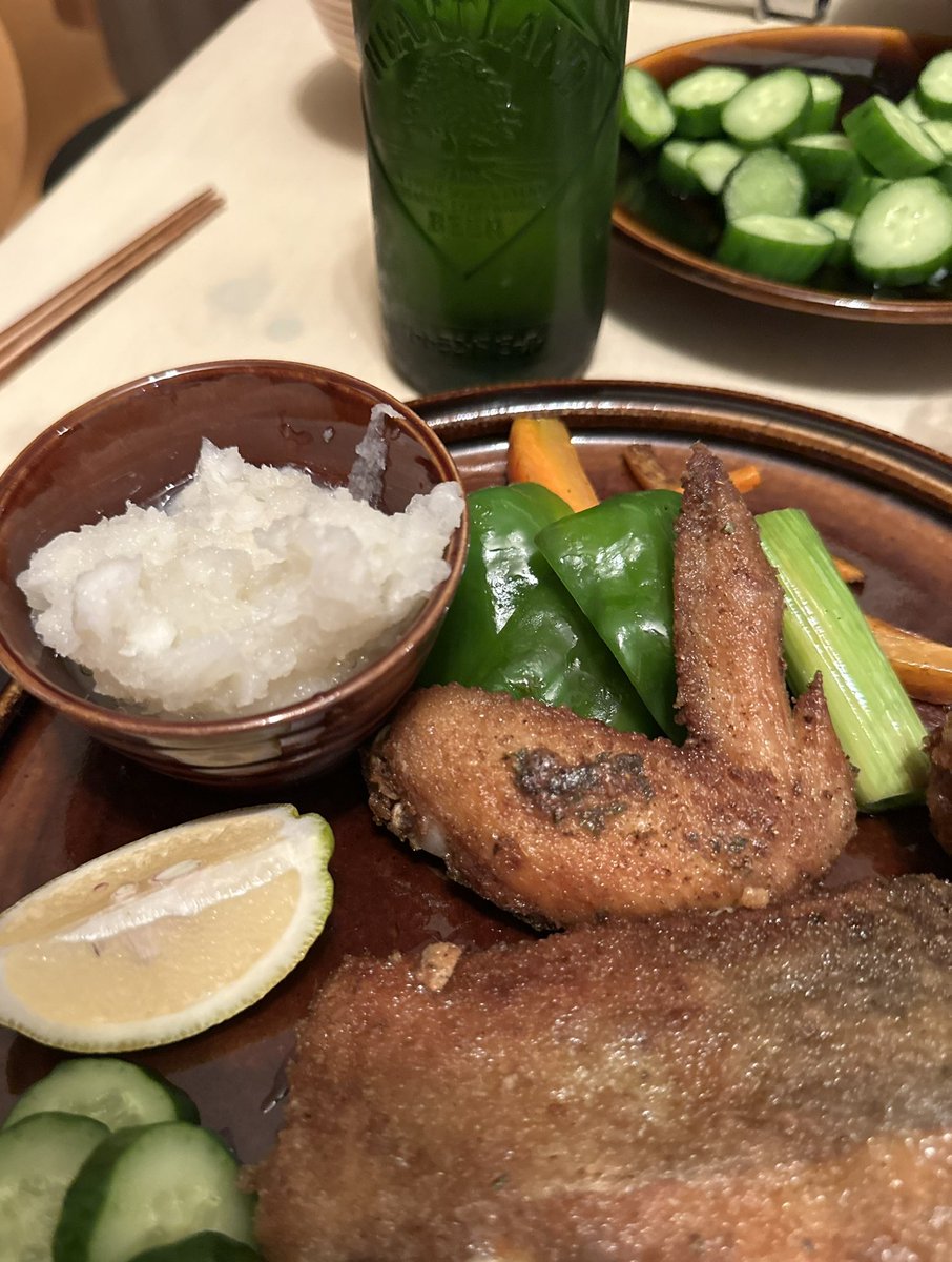 NPO_Habilis's tweet photo. 世界の山ちゃん超えたと思う
#sunya のスパイスで
heartlandにドンピシャな
スパイスチキン完成
近々、事業所でナイト居酒屋をひらいて
職員に振る���おう! https://t.co/T94P7rLOKw