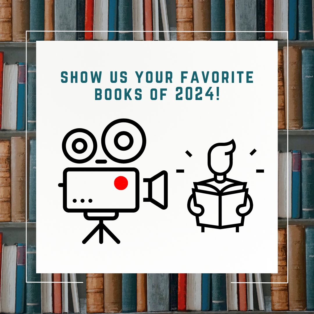Calling all booksellers, librarians, authors, and readers in the Commonwealth! What were your favorite books of 2024? Send us a video clip telling us about it! Send videos to info@massbook.org to be shared!