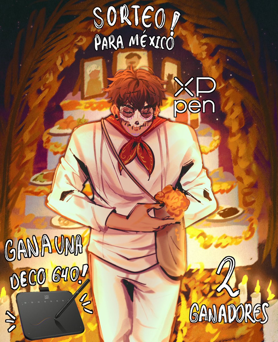 kishu666 🌧️ (@kishuutoo) on Twitter photo 🦊Sorteo con XP-PEN🦊
Para estar dentro del sorteo solo hay que seguir los siguientes pasos:
1️⃣Darle like a la publicación y
Compartir I dar RT
2️⃣seguir a <a href="/XPPenLatam/">XP-PEN Latinoamérica</a>
Y a <a href="/KishuuToo/">kishu666 🌧️</a>
3️⃣comenta cual seria el Primer dibujo que harías con la tableta
Solo aplica para México 🇲🇽 🦊Sorteo con XP-PEN🦊
Para estar dentro del sorteo solo hay que seguir los siguientes pasos:
1️⃣Darle like a la publicación y
Compartir I dar RT
2️⃣seguir a <a href="/XPPenLatam/">XP-PEN Latinoamérica</a>
Y a <a href="/KishuuToo/">kishu666 🌧️</a>
3️⃣comenta cual seria el Primer dibujo que harías con la tableta
Solo aplica para México 🇲🇽