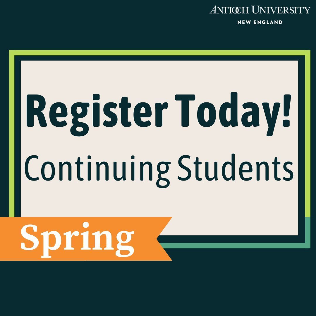 Registration for the spring semester is open for continuing students! Stay tuned, we'll be featuring our fantastic classes over the next few weeks. 

New to Antioch? Welcome! Don't worry, you'll be able to register for classes starting on November 13th.

#springsemester