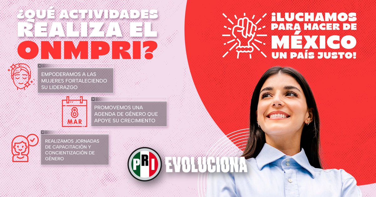 PRI Oaxaca (@prioaxaca_) on Twitter photo El <a href="/OnmpriNacional/">ONMPRI NACIONAL</a> y <a href="/ONMPRIOAXACA/">ONMPRI Oaxaca</a> trabajan de la mano con las mujeres para impulsar su desarrollo y liderazgo.
¡Conoce más y participa con nosotros! El <a href="/OnmpriNacional/">ONMPRI NACIONAL</a> y <a href="/ONMPRIOAXACA/">ONMPRI Oaxaca</a> trabajan de la mano con las mujeres para impulsar su desarrollo y liderazgo.
¡Conoce más y participa con nosotros!