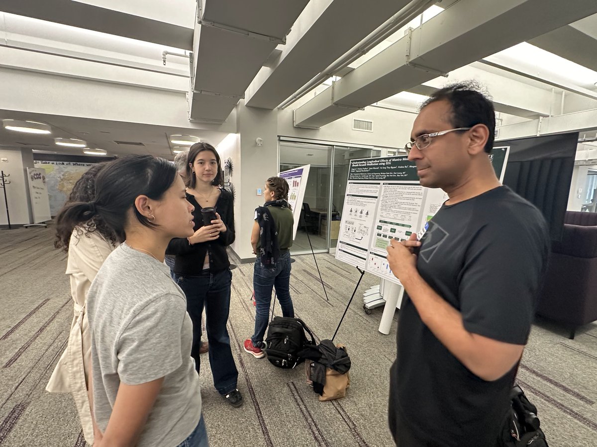 CDS hosted the Minds, Brains, and Machines poster conference on Oct 21st!

Researchers shared posters on neural networks, cognitive models, and more.

Great turnout with 50+ projects featured!