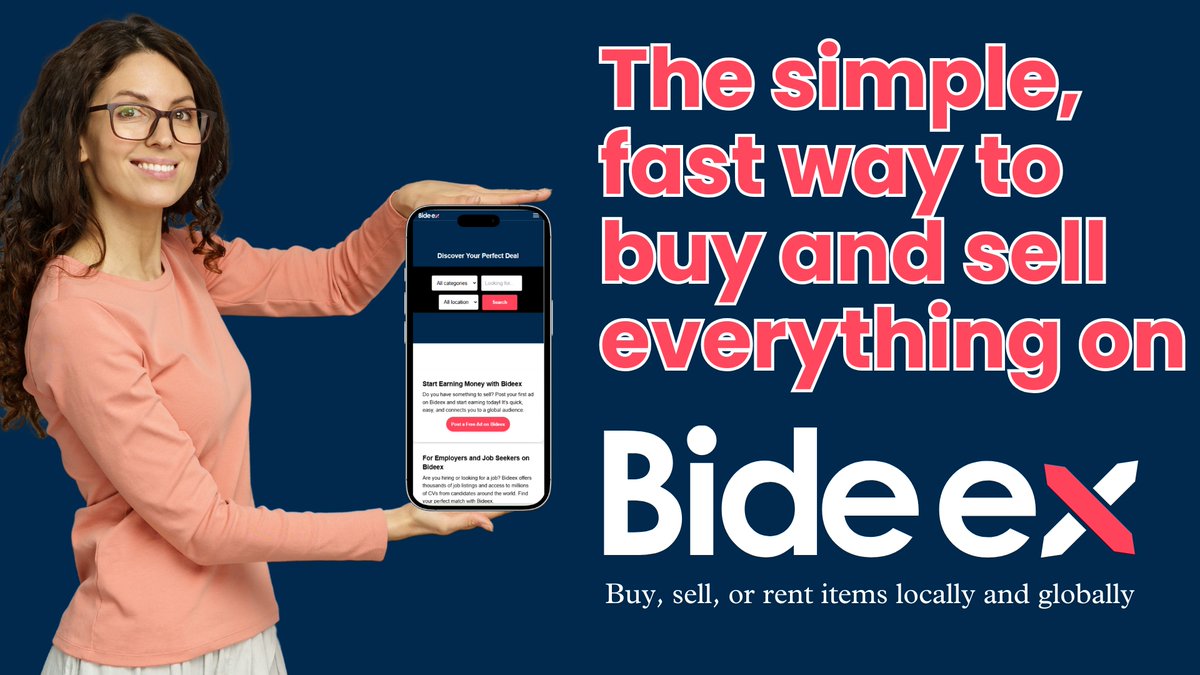 bideexbuysell's tweet image. Exciting news! 🎉 Welcome to Bideex, your new go-to marketplace for buying and selling effortlessly! Explore, connect, and trade with ease. Start your journey today at bideex.com! #Bideex #BuySell #Marketplace #Ecommerce #Trump #Trump2024 #voteusa