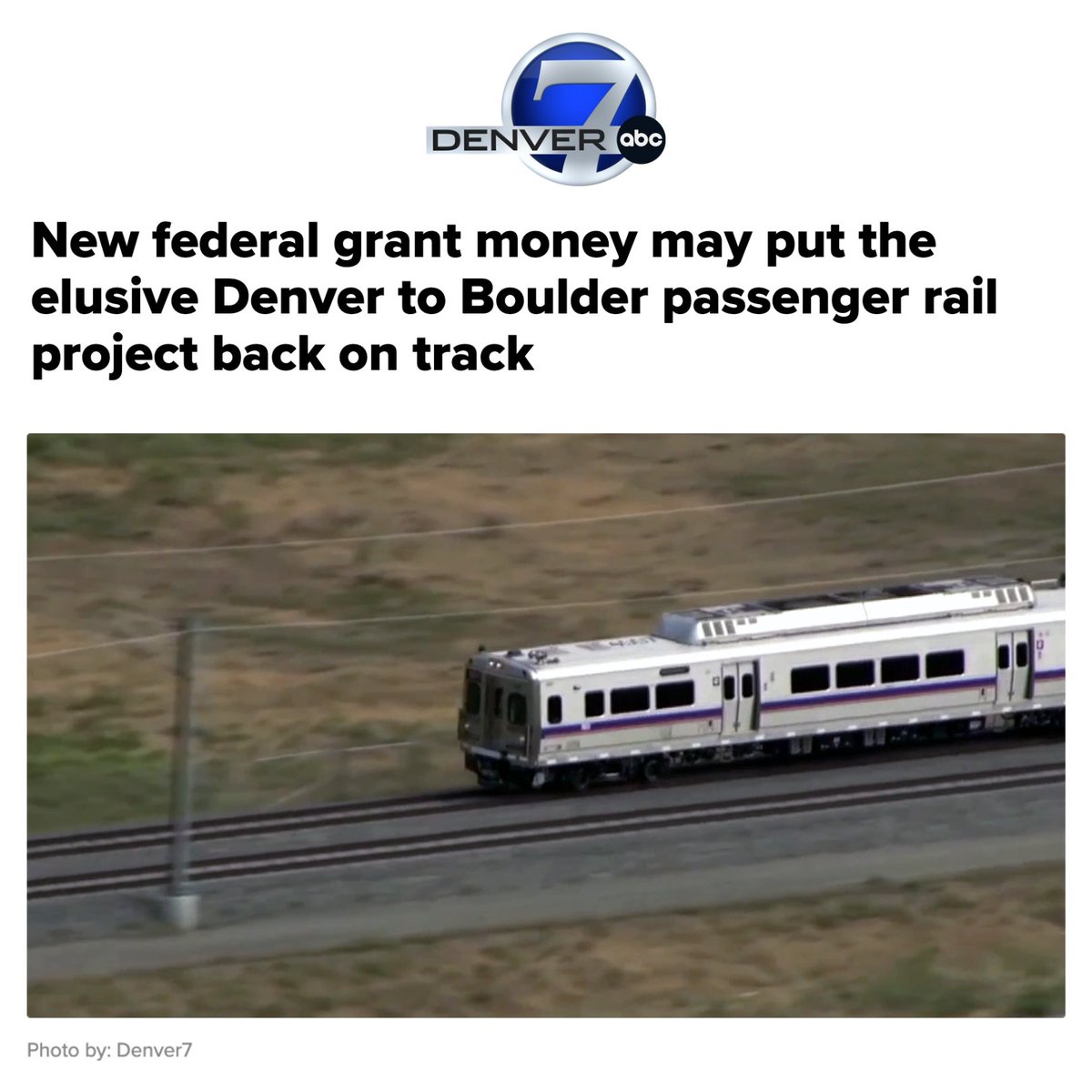 GovofCO's tweet photo. This exciting federal grant, combined with matching state funds, is a $94 million downpayment to improve freight rail operations today and pave the way for passenger rail expansion tomorrow. 
https://t.co/nxnPO1M2Sn https://t.co/V2riBvnXkx