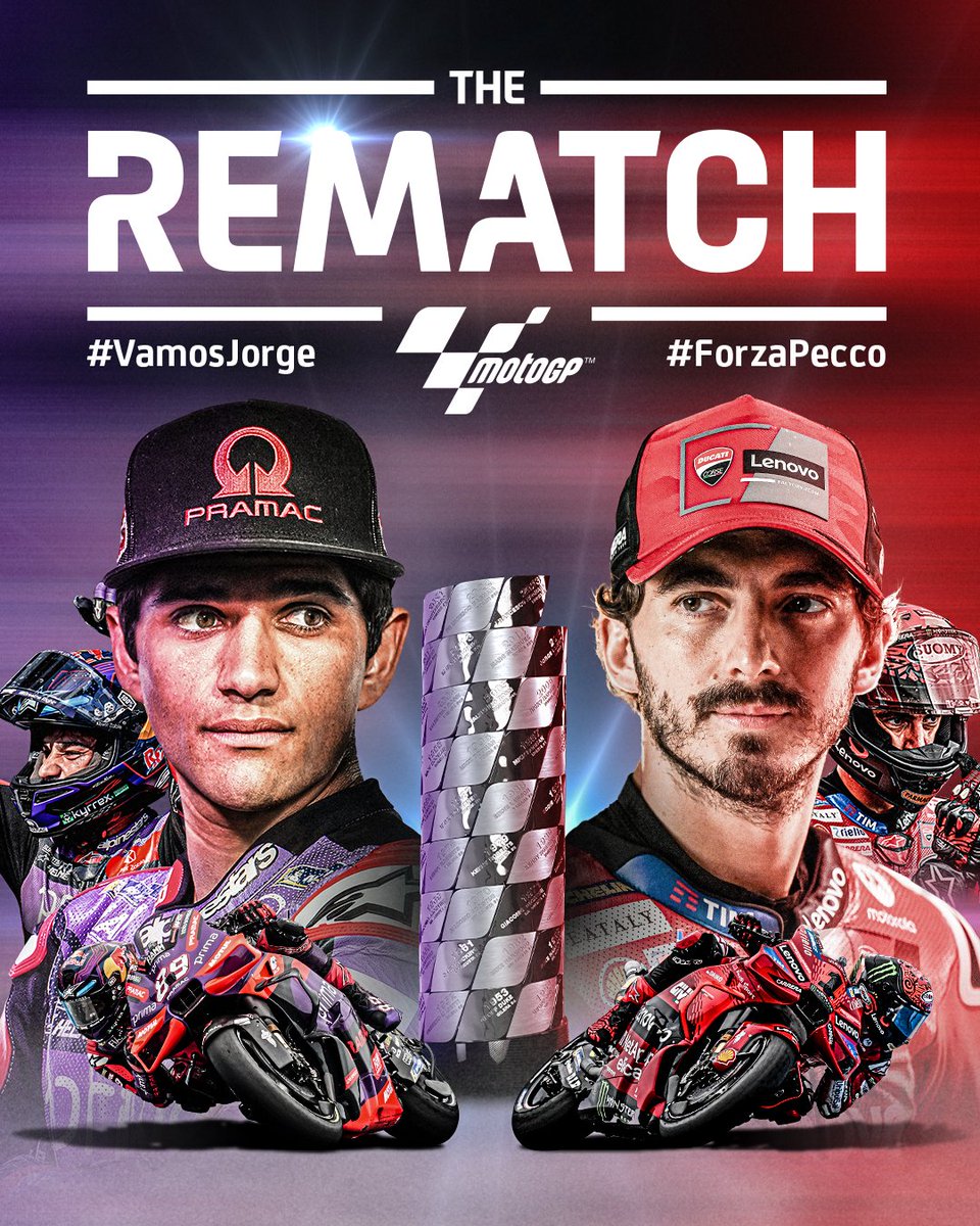 DAZN_ES's tweet image. Veintinueve puntos separan a Martín y Pecco en la pelea por ser campeón del mundo de #MotoGP 🔥

'𝐌𝐚𝐫𝐭𝐢𝐧𝐚𝐭𝐨𝐫' 𝐩𝐮𝐞𝐝𝐞 𝐬𝐞𝐫 𝐜𝐚𝐦𝐩𝐞𝐨𝐧 𝐞𝐧 𝐌𝐚𝐥𝐚𝐬𝐢𝐚 🇲🇾

#TheRematch entre Jorge Martín y Pecco Bagnaia se vive en DAZN ▶ tinyurl.com/DAZNadX