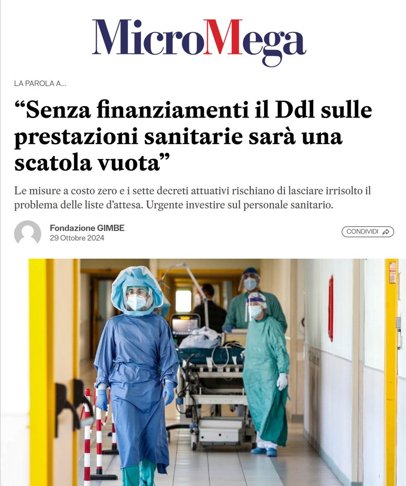 Cartabellotta's tweet photo. Le riforme senza risorse sono scatole vuote
#SalviamoSSN

https://t.co/qM0z8DLC1O https://t.co/aQ8WTw8s6a