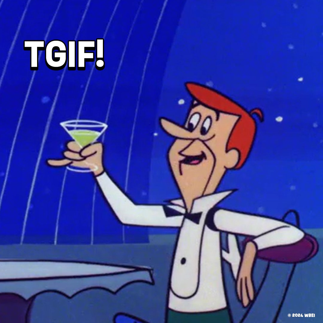 MeTVtoons's tweet image. Thank George It's Friday! 🥳🎇

Tune in to "The Jetsons" on MeTV Toons weeknights at 6:30P | 5:30C and Sundays at 5:30P | 4:30C. 

#thejetsons #classiccartoons #MeTVToons #tgif