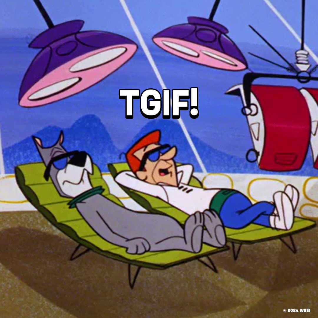 MeTVtoons's tweet image. Thank George It's Friday! 🥳🎇

Tune in to "The Jetsons" on MeTV Toons weeknights at 6:30P | 5:30C and Sundays at 5:30P | 4:30C. 

#thejetsons #classiccartoons #MeTVToons #tgif
