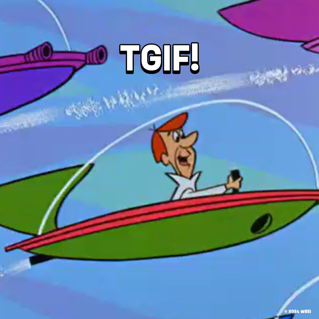 MeTVtoons's tweet image. Thank George It's Friday! 🥳🎇

Tune in to "The Jetsons" on MeTV Toons weeknights at 6:30P | 5:30C and Sundays at 5:30P | 4:30C. 

#thejetsons #classiccartoons #MeTVToons #tgif