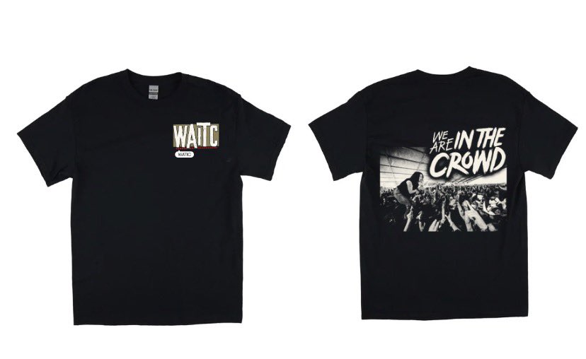 We finally did it, limited edition We Are In The Crowd typo tees are live - closing preorder tomorrow get em while they’re hot! justmer.ch/products/we-ar…