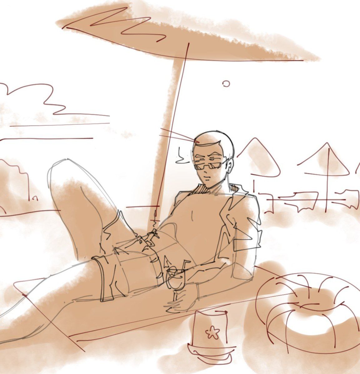 encyenc's tweet image. forluso summer (I want summer so bad... I want to sleep all day and do nothing)

#jojo #Formaggio #Illuso