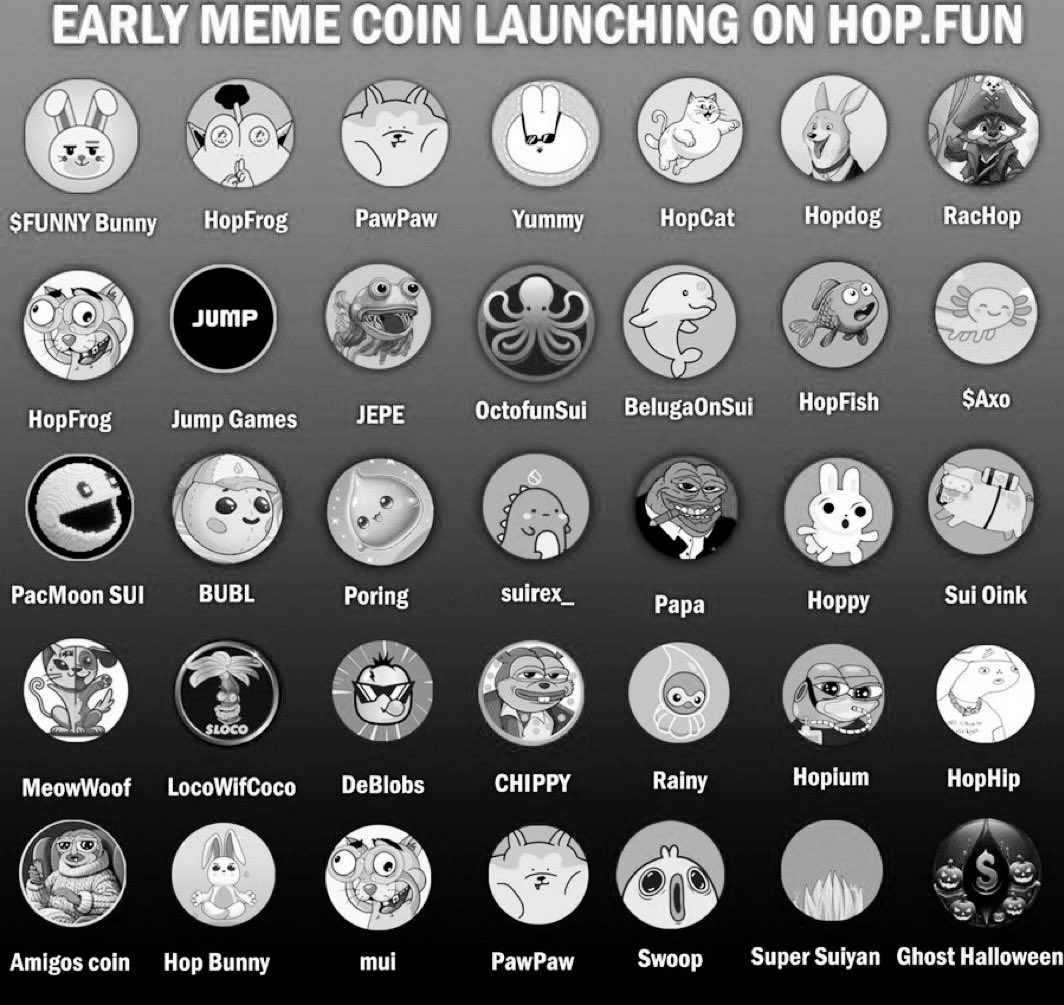 moons_society's tweet photo. NEW TRENCH FOUND https://t.co/aqGLm2b5S4 🐇🐇🐇

@HOPAGGREGATOR UPCOMING 👉

1.#FUNNY
2.#HOPFROG
3.#PAWPAW
4.#YUMMY
5.#HOPCAT
6.#HOPDOG
7.#RACHOP
8.#JUMP
9.#JEPE
10.#OCTOFUNSUI
11.#BELUGAONSUI
12.#HOPFISH
13.#AXO
14.#PACMOON
15.#BUBL
16.#PORING
17.#SUIREX
18.#PAPA
19.#HOPPY
20.#SUIOINK
21.#MEOWWOOF
22.#LOCOWIFCOCO
23.#DEBLOBS
24.#CHIPPY
25.#RAINY
26.#HOPIUM
27.#HOPHIP
28.#AMIGOS
29.#HOPBUNNY
30.#MUI
31.#PAWPAW
32.#SWOOP
33.#SUPERSUIYAN
34.#GHOST