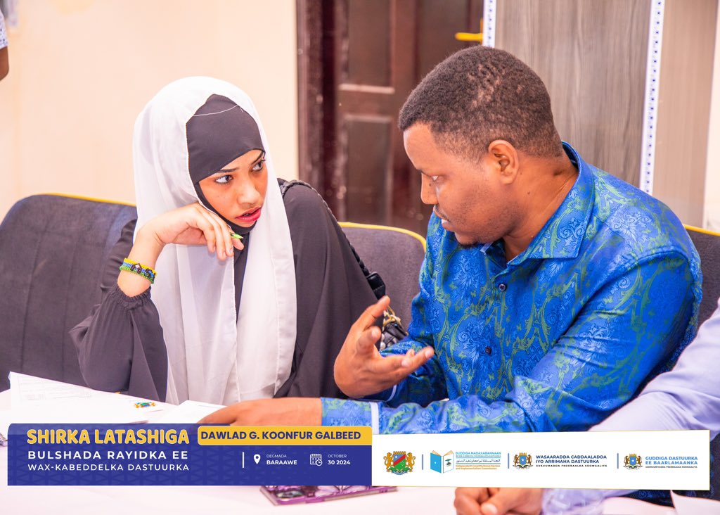 ICRICSomalia's tweet photo. Today in Barawe, South West State, Somalia , #ICRIC, #OC, and #MoJCA kicked off a vital civil society consultation on proposed amendments to Chapters 5-9 of the Constitution. This marks a significant step toward a more inclusive and participatory constitutional review process. https://t.co/6hUS7Wbnrx