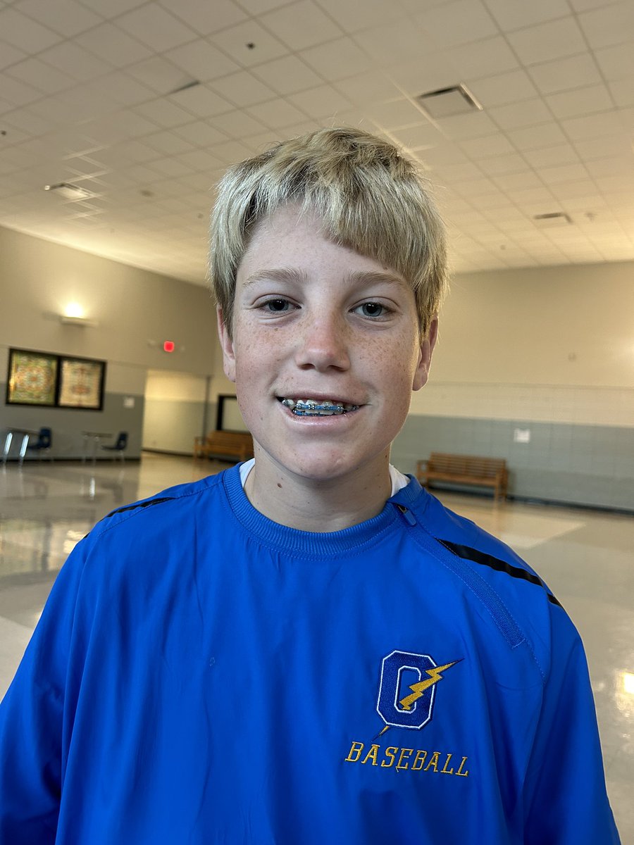 Congratulations to OMS baseball players who have won student of the month to this point in the school year.
Tate Hill (7th grade) August 
Price Grantham (8th grade) Sept
Jack Scott (8th grade) Oct.
Ford Tullos (8th grade) Oct.
#studentsfirst 
<a href="/JaredERedding/">Jared Redding</a> <a href="/OSD_Super/">Superintendent Bradley Roberson</a> <a href="/OxfordSD/">OxfordSchoolDistrict</a>