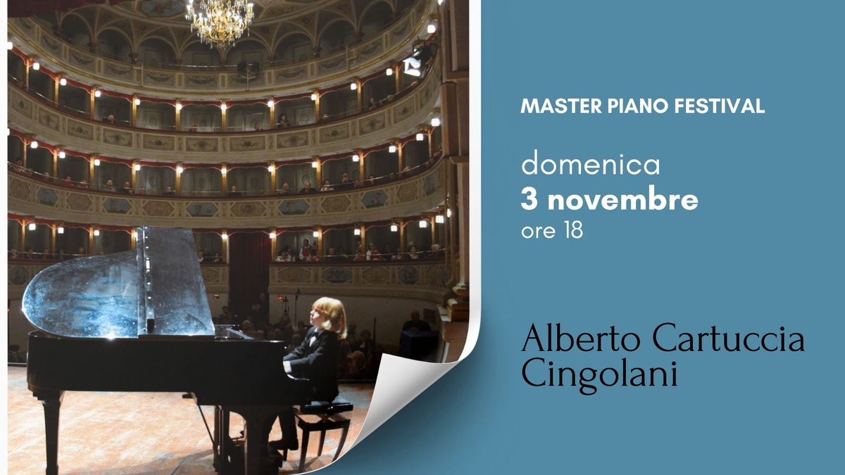 7 anni e un talento straordinario...

Alberto Cartuccia Cingolani, il "piccolo Mozart", in concerto sulle note di Haendel, C.Ph.E. Bach, Scarlatti, Mozart, Haydn, Beethoven, Liszt, Grieg, Debussy e Rachamninoff.

Info e biglietti su politeama.org