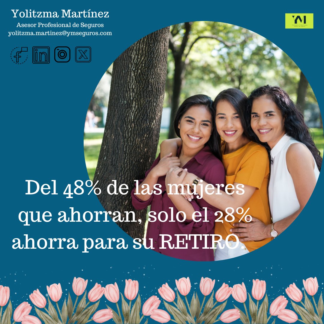 YOLITZMAMG's tweet photo. ¿Ya estas ahorrando para el RETIRO?Invierte en tu futuro, empieza a ahorrar, busca una opción que se adapte a sus metas y posibilidades. ASESÓRATE.
#retiro #ahorroparaelretiro #tranquilidadfinanciera #beneficiofiscal https://t.co/wiGHBBDpG1