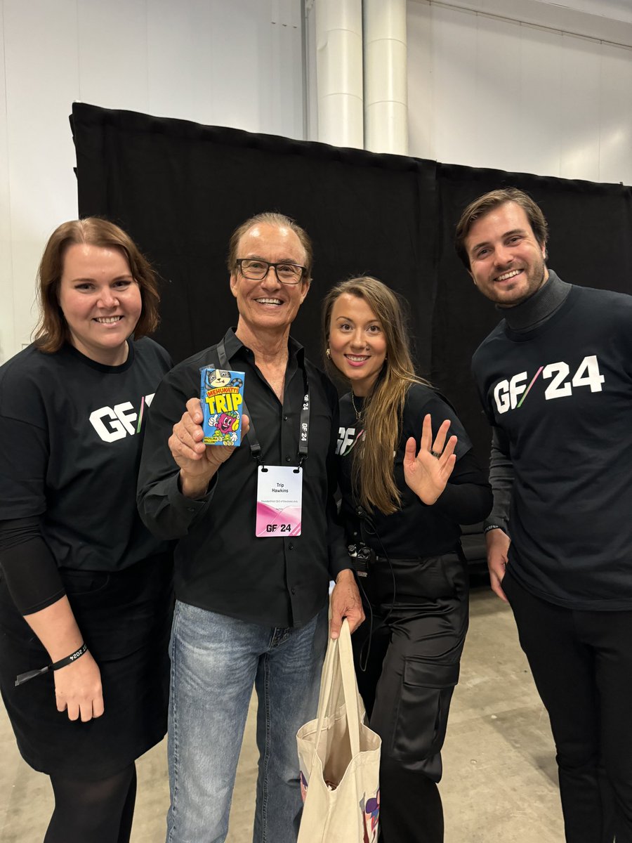 TheTripHawkins's tweet photo. Thanks #GamesFirst! I love your inspiring energy 👏Supercell #GF24 https://t.co/yFuxyDIs5x