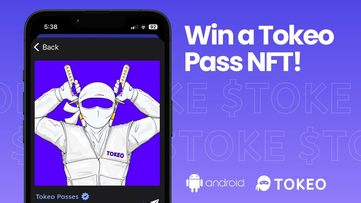 Sssebi's tweet image. 🥷Giveaway🥷
To celebrate $TOKE launch date announcement
🔹 18th Nov - Cardano 
🔸20th Nov - Runes (BTC)
We are giving away 1x &quot;Doshun&quot; Tokeo Pass (Holders can claim $TOKE)
To join:
- Like&amp;amp;RT
- Follow @tokeopay 
- Follow @Av_Sebastian 
- Tag 3 friends
⏰You have 48hrs.