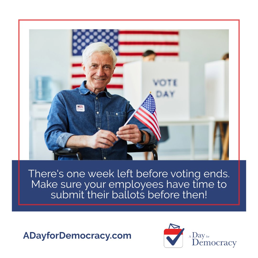 aDayForDemocrcy's tweet photo. Make sure that you are prepared for election day tomorrow. Check what's on your ballot and locate your local voting center. To get more information for election day, visit https://t.co/U6R4MfrF5i. #ElectionDay #PrepareTheVote https://t.co/95DxDET40s