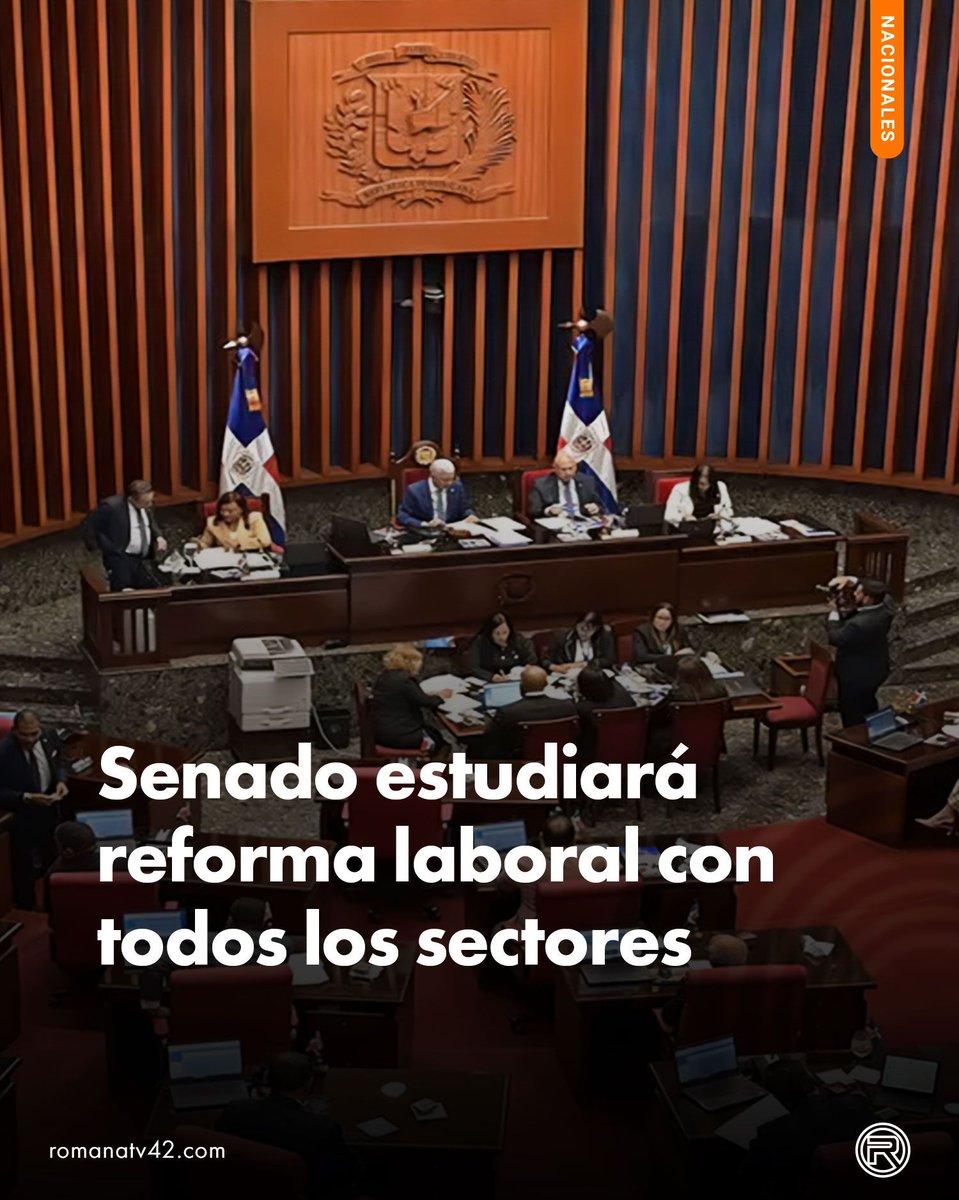 🛠️ El Senado de la República Dominicana iniciará este jueves el estudio de la reforma laboral, luego de dos semanas de estancamiento. La propuesta forma parte de un paquete de cambios promovido por el presidente Luis Abinader.