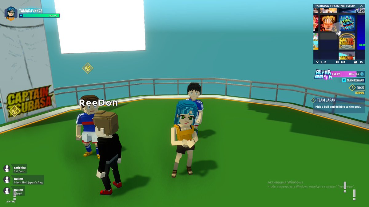 Robinzonnn1's tweet photo. ⚽ Even Tsubasa needs to hit training camp before bringing home another championship🏅Come train with me in @TheSandboxGame https://t.co/8L7lzrRpUo #TheSandbox #AlphaSeason4 #AS4SocialChallenge https://t.co/0kxBw3rJJM