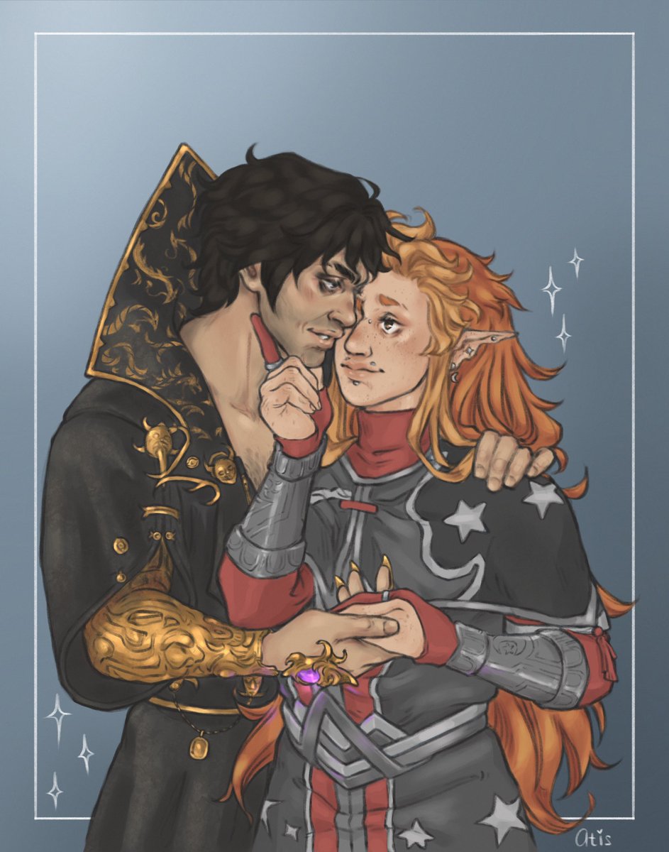 AatisPatis's tweet photo. Gort and Shiori for Abigale!! Theyβre so precious. π₯Ή Thank you!! #gortash #tavtash #bg3 #fanart https://t.co/cd3QrR1LaV