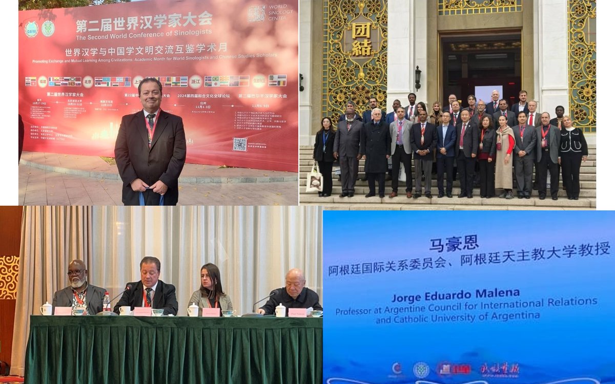 DrJorgeMalena's tweet photo. 👌 Hoy disfruté la continuación del 2do Congreso Mundial de Sinólogos, ahora en #Beijing.
💡 Los encuentros permiten aprender no sólo de las ponencias sino del diálogo que se genera, como también reencontrarse con amigos y conocer nuevos colegas.
🤗 Una experiencia fantástica! https://t.co/N0LYEeghpZ