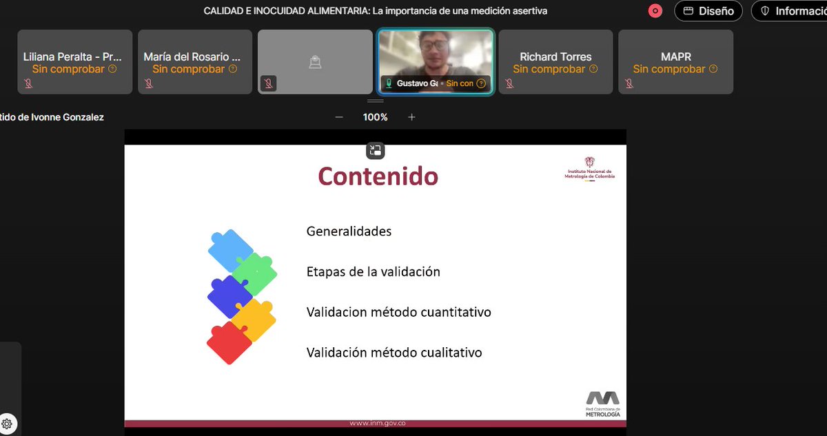 INMdeColombia's tweet photo. #Hoy se desarrolló el #Webinar Calidad e #Inocuidad #Alimentaria organizado por la #RCM del @INMdeColombia en colaboración con @ACTA_Col. 
Centrándose en la importancia de #Mediciones #Precisas que refuercen la #Calidad del #SectordeAlimentos garantizando productos seguros. https://t.co/1ufMvHdLN1