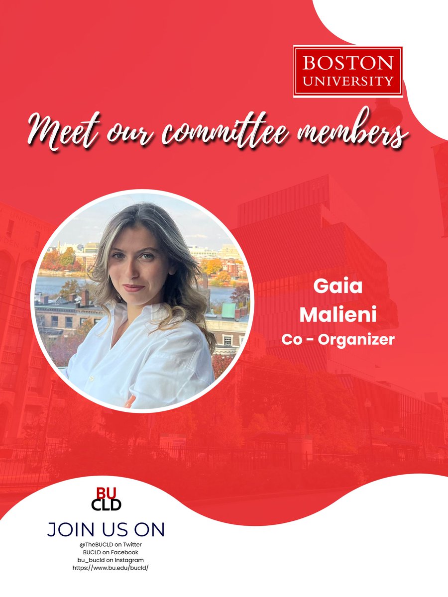 TheBUCLD's tweet image. ✨📚 Meet Gaia Malieni, one of the Co-organizers of #BUCLD49! ✨📚
Currently completing her studies at Boston University, Gaia is deeply passionate about the cognitive and psychological processes that shape how we learn, produce, comprehend, and use language in everyday life.
